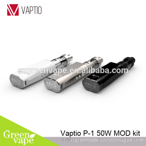 UK best seller 50W vaporizer kit Vaptio 50W mini box mod Vapito p1/P-I starter kits wholesale